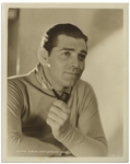 Moe Howard Personally Owned Collection of Seven 8'' x 10'' Glossy Photos of 1930s Hollywood Stars, Including Clark Gable & Greta Garbo -- All Photos Except One From MGM -- Very Good Plus